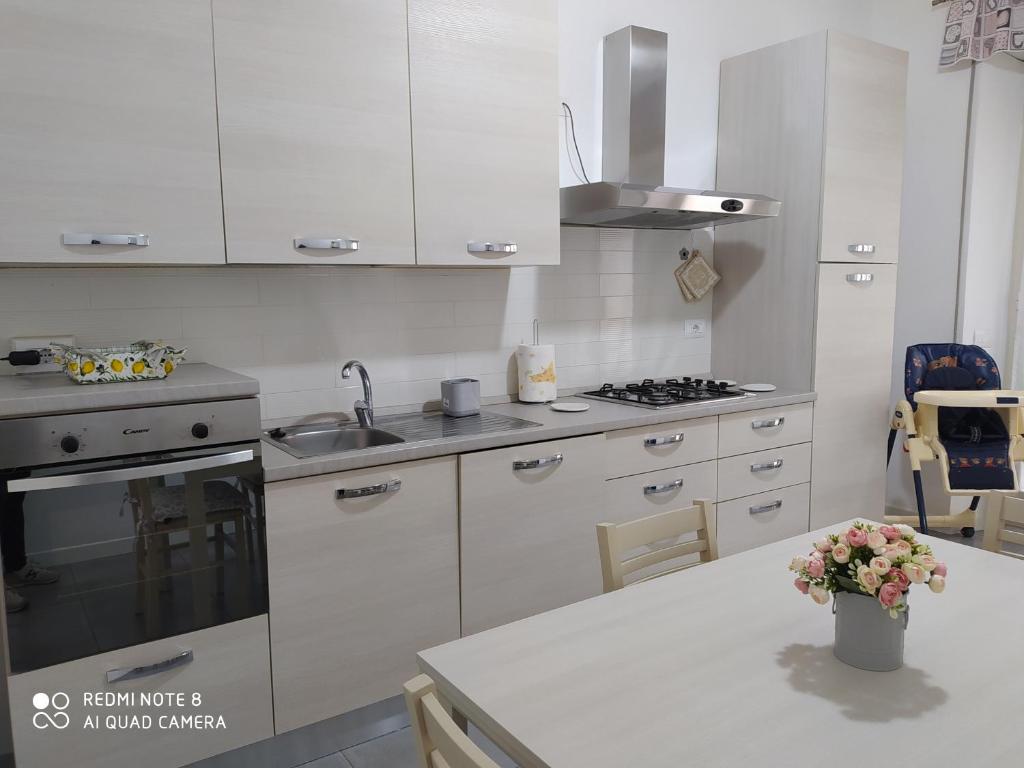 Cucina moderna completamente attrezzata